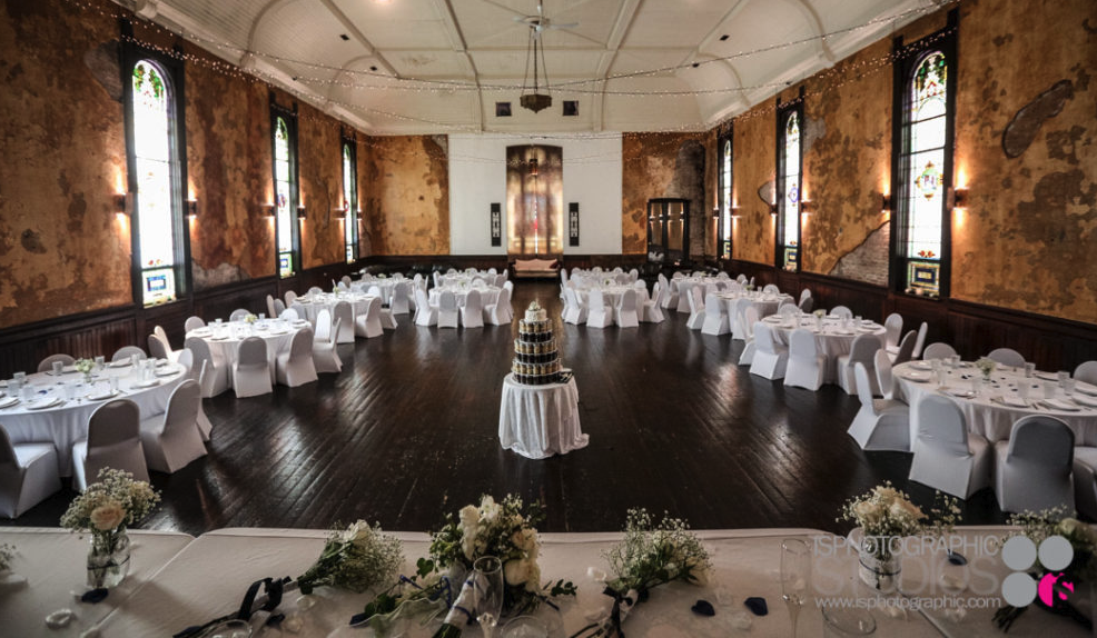 Wedding party room at sanctuary on Penn